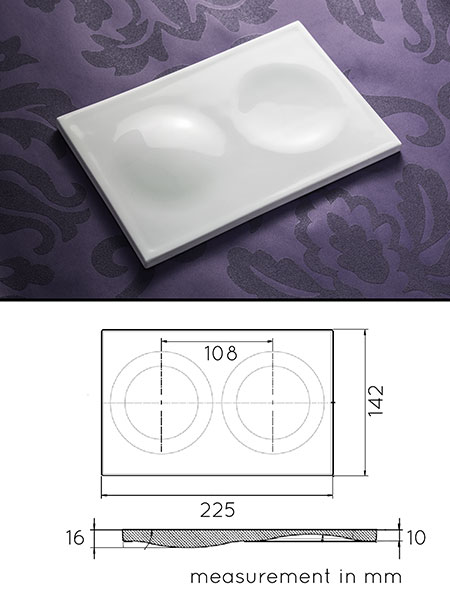 Plaque Encastre  Capteur en Cramique Onde (54P)