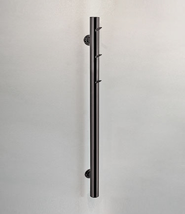 Radiateur sèche-serviettes Hot Tree noir chromé (58RBC)
