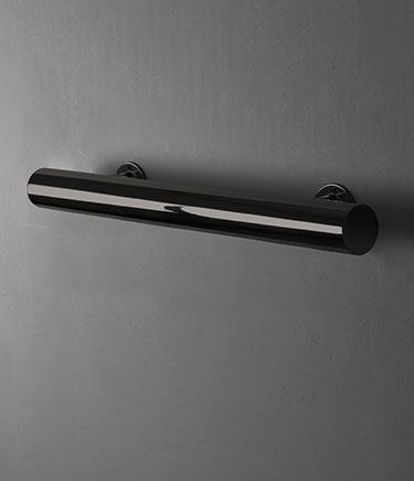 Radiateur sèche-serviettes Hot Tube noir chromé (58QBC)