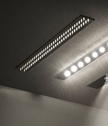 Pommeau de Douche à Pluie Line Noir Chrome (75YBC)