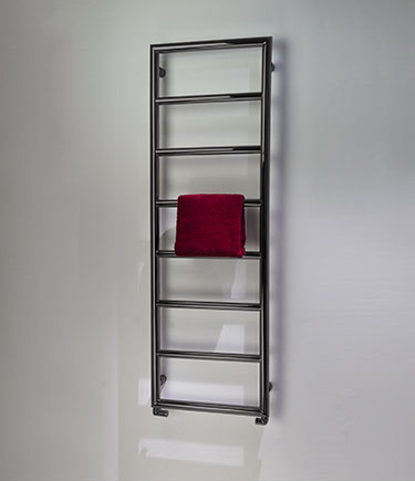 Radiateur sèche-serviettes Loft noir chromé (59ZBC)