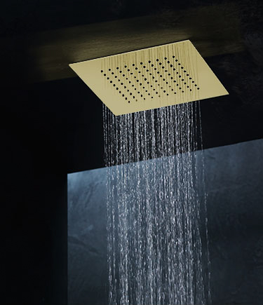 Pomme de douche à fixation au plafond Loft en laiton (75TBR)