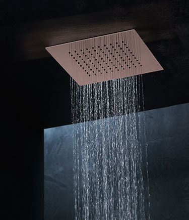 Pommeaux de douche en bronze