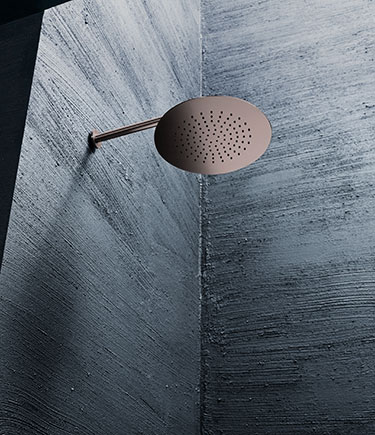 Pomme de douche à effet pluie fine, bronze (75DBZ)
