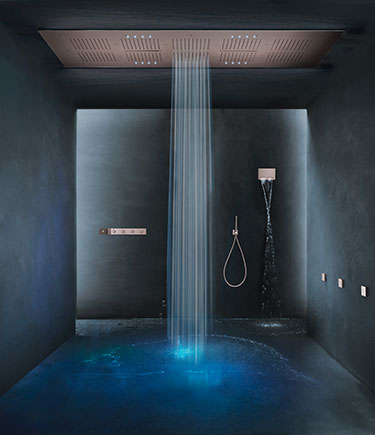Pomme de Douche de Plafond Bronze XXL (75XBZ)