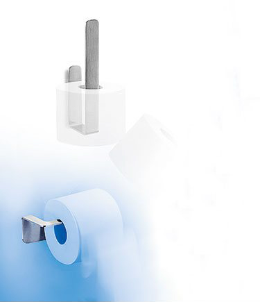 Porte-Rouleaux Papier Toilette en Acier Inoxydable (55CST)