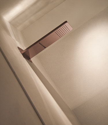 Pommeau de douche Koi en cuivre avec fonctions cascade et LED (78HC)