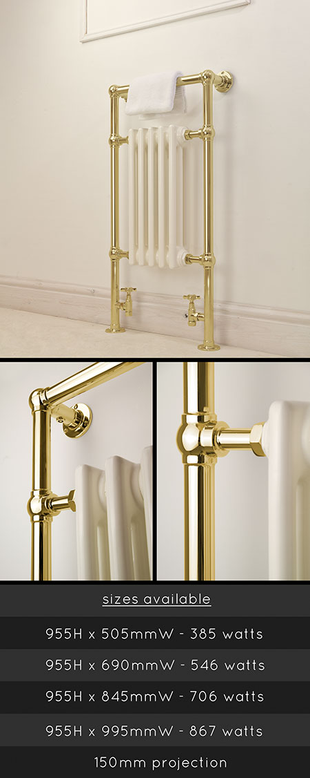 Radiateur Porte-Serviettes Or Charleston (111DD)