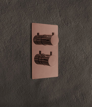 Robinet de douche en cuivre à 1, 2 ou 3 fonctions (81EC)