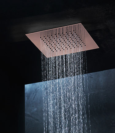 Pommeau de douche monté au plafond Loft en cuivre (75TC)