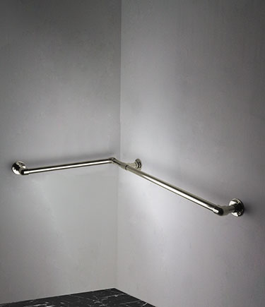 Barre d'appui angle classique en nickel (150NN)