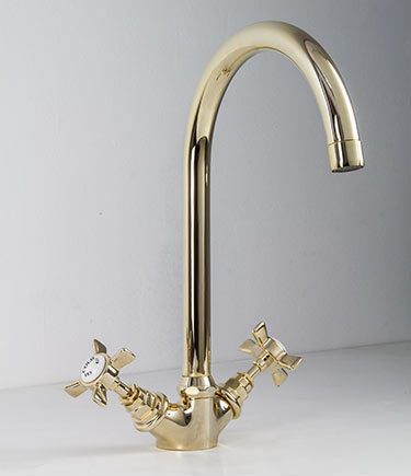 Mitigeur de Lavabo Traditionnel en Or (43BB)