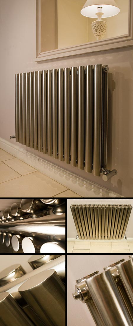 Double Radiateur Oval en Acier Inoxydable (103K)