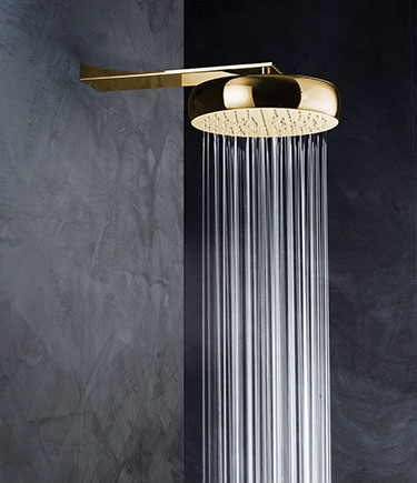 Pommeau de douche Orb doré (75JG)