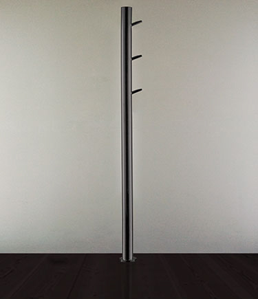 Radiateur sèche-serviettes sur pied Hot Tree, chrome noir (111BC)