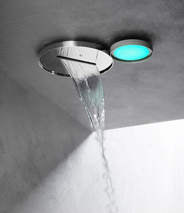 Pomme de douche à brume cascade Lily Pad (80XW)