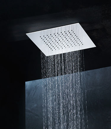Pommeau de douche carré monté au plafond Loft (75T)