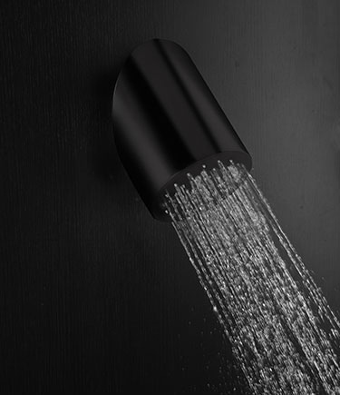 Pommeau de douche Apex noir mat (75NMB)