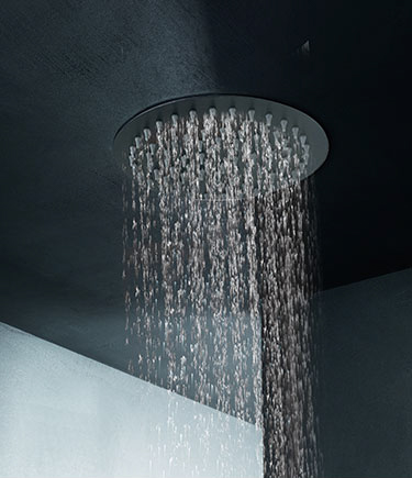 Pommeau de douche à effet pluie Studio noir mat (75UMB)