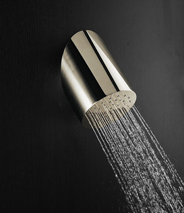 Pomme de douche murale fixe Apex, nickel (75NN)