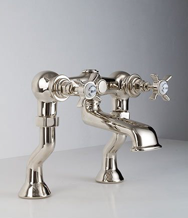 Robinetterie de Remplissage de Baignoire Classique Nickel (49GG)