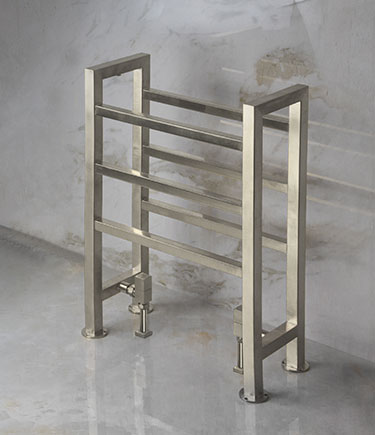 Sèche-serviettes chauffant Cubic Cheval en nickel (57YN)
