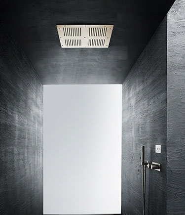 Pomme de douche multifonction Grande Nickel (75VN)