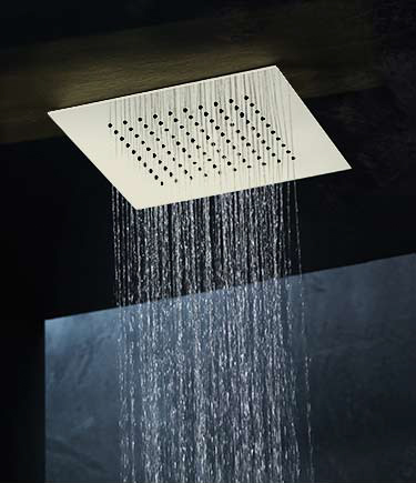 Pomme de douche à fixation au plafond Loft, nickel (75TN)