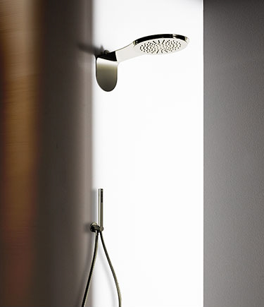 Pommeau de douche Moon Drencher en nickel (78SN)
