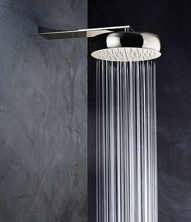Pomme de douche murale Orb en nickel (75JN)