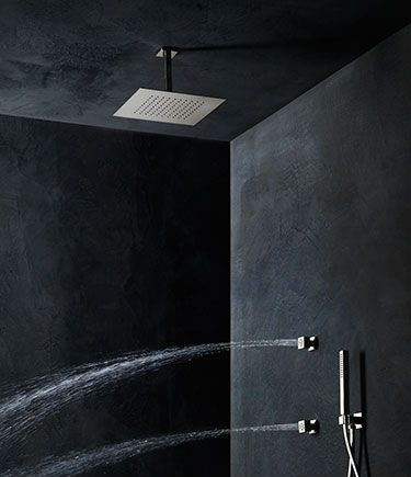 Pomme de douche de plafond Penthouse en nickel (78TN)