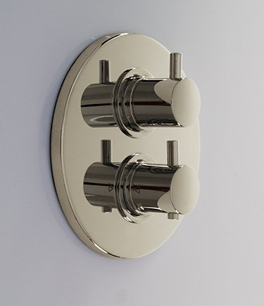 Commande de Douche Thermostatique Encastrée Classique Nickel (49NN)