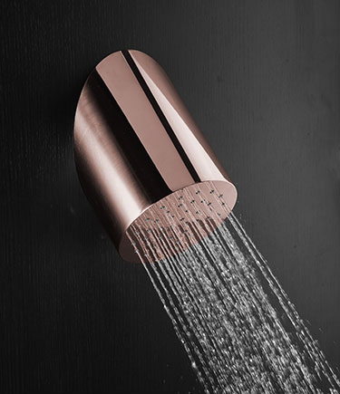 Pomme de douche Apex en or rose (75NRG)