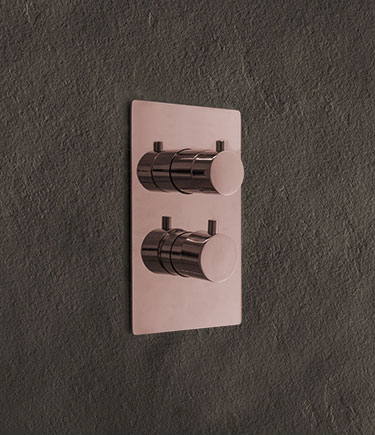 Robinet de Douche 1, 2 ou 3 Voies Or Rose (81ER)