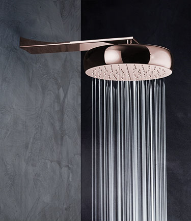 Pommeau de douche Orb or rose (75JRG)
