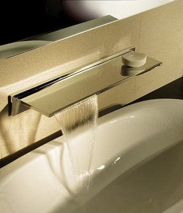 Robinet de Lavabo Nickel Lame d'Eau (38PP)