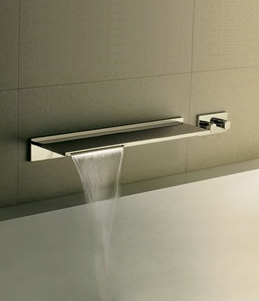 Robinet de Baignoire Lame d'Eau Nickel (38SS)