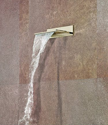 Pomme de Douche Cascade Lame d'Eau Nickel (38VV)