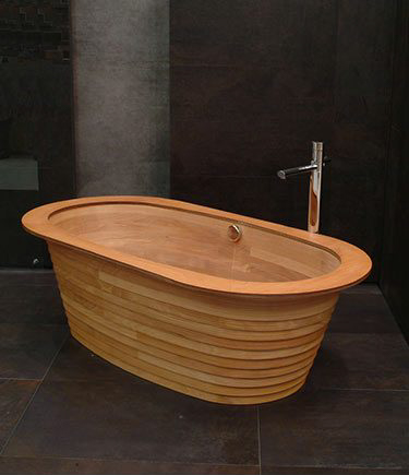 Baignoire Bateau en Bois (26V)