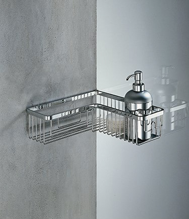 Panier de Douche de Coin Cubique (55HSB)