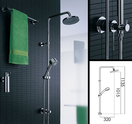 Colonne de Douche Design et Double Fonction (41F)