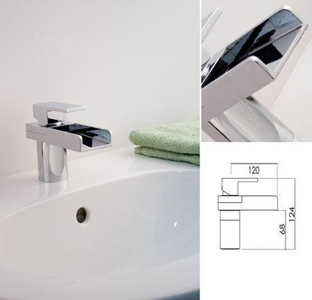 Mitigeur de Lavabo Monobloc Cascade (46C)