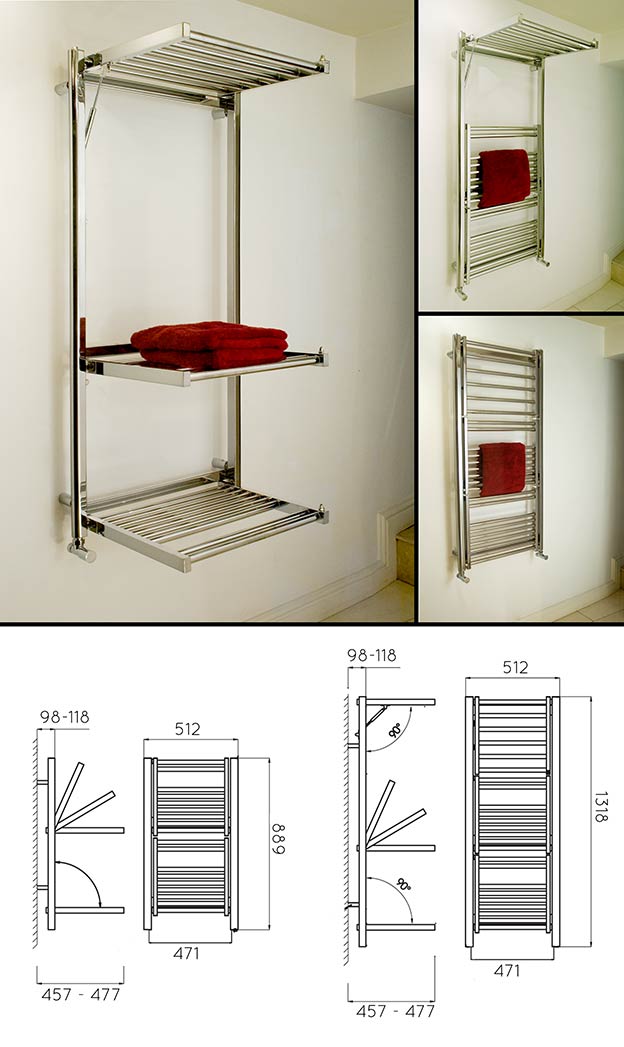 Radiateur Sche-Serviettes Multi Tier Studio (58N)